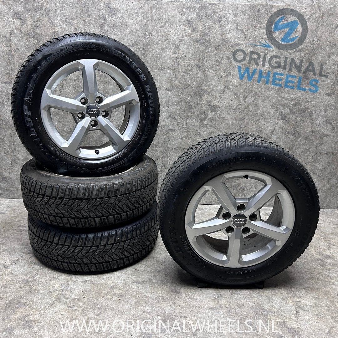 Diversen 16 inch originele velgen + winterbanden Audi Q2, Gebruikt, -, Banden en Velgen, -