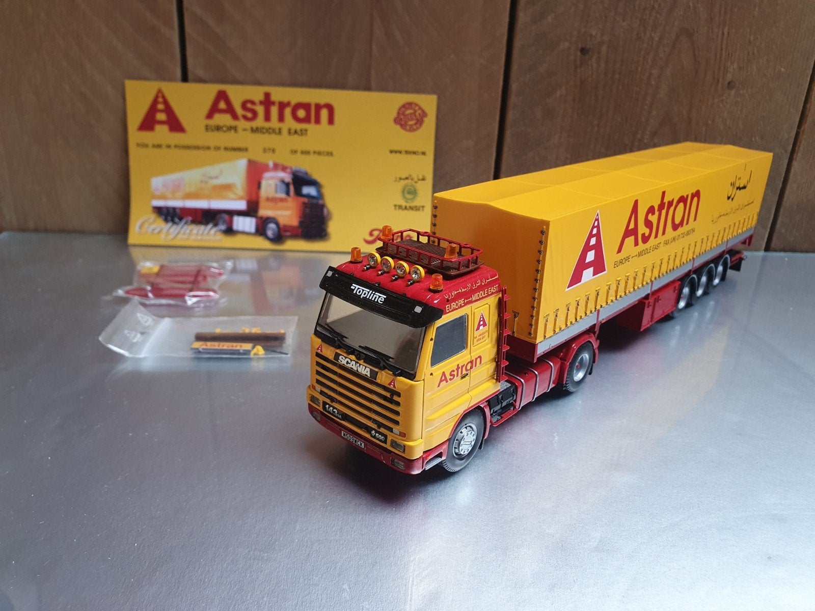 Tekno Scania 143 Streamline Astran, Ophalen of Verzenden