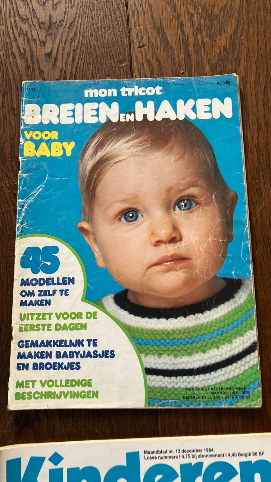 Breien en haken voor kinderen., Ophalen of Verzenden, Gebruikt, Breien, Patroon of Boek