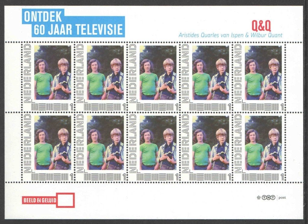 Postzegels Ontdek 60 jaar Televisie: Q&Q, Postzegels en Munten, Postzegels | Nederland, Ophalen of Verzenden, Na 1940, Postfris