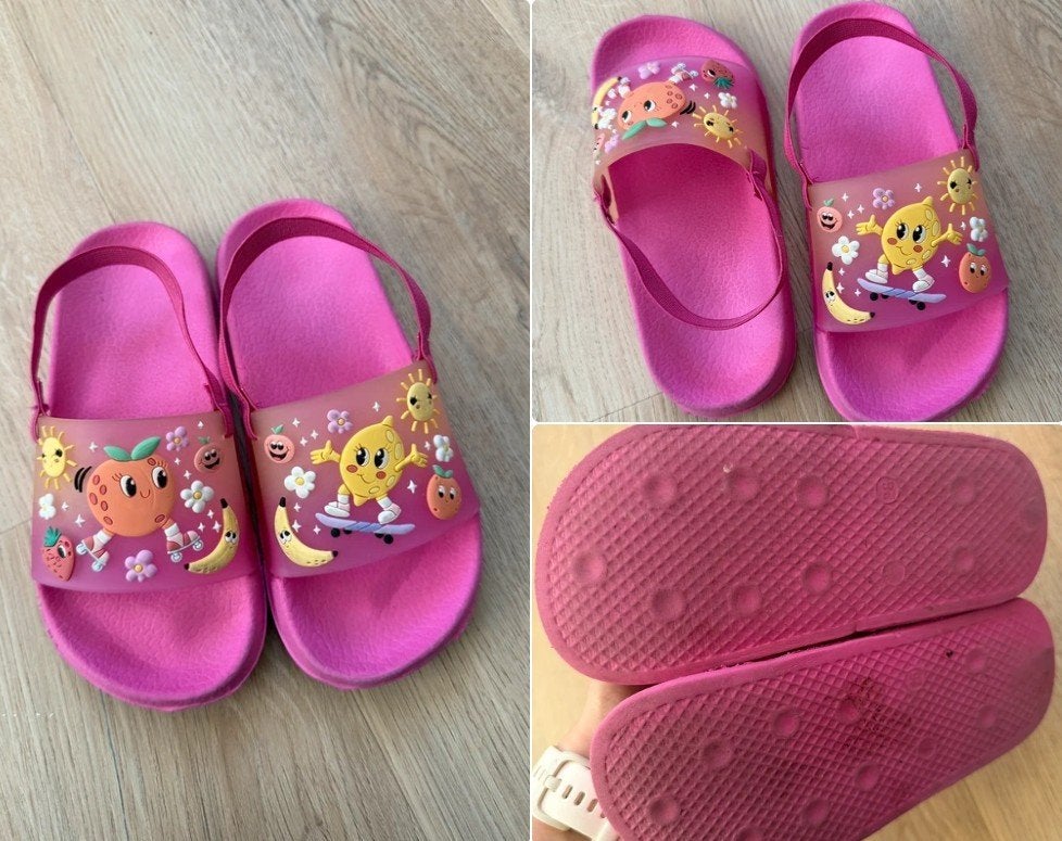 Slippers maat 28 ideaal met bandje, Meisje, Overige typen, Ophalen of Verzenden, Zo goed als nieuw