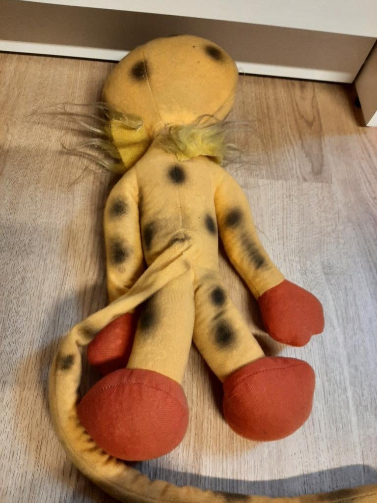 Vintage marsupilami knuffel pop 40 cm, Kinderen en Baby's, Ophalen of Verzenden