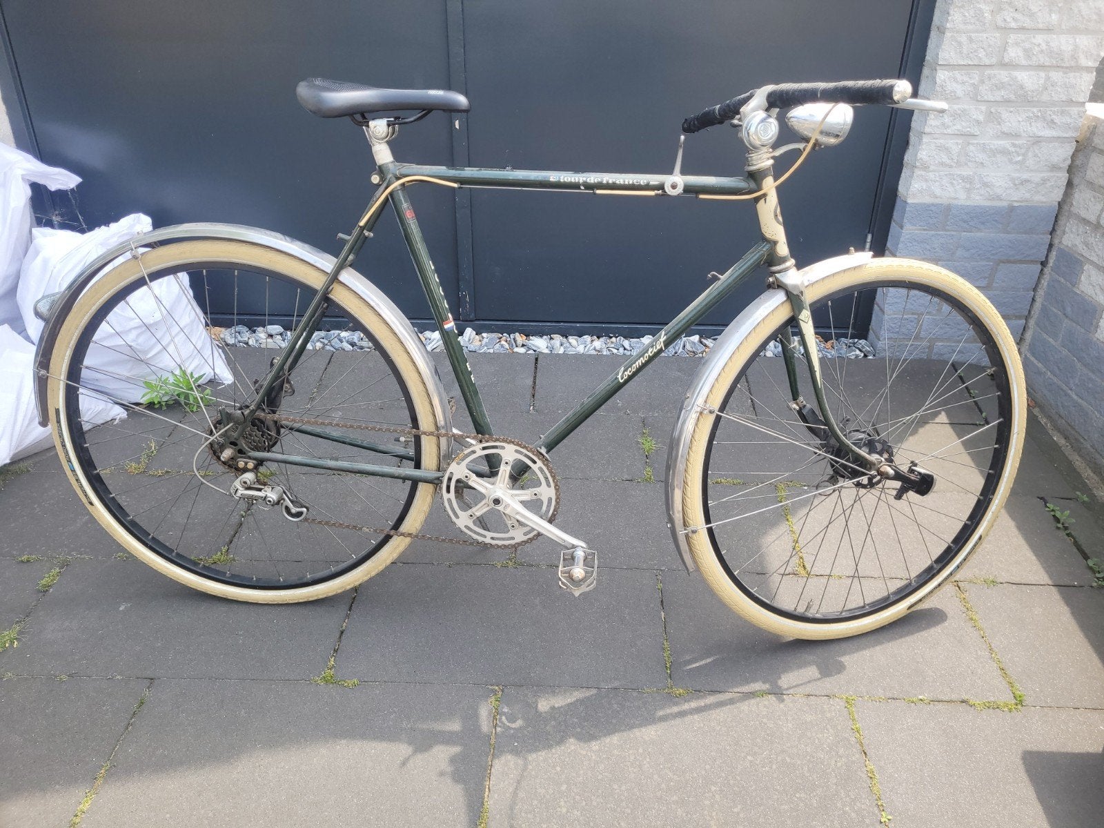 Locomotief tour de france tourring, 55 tot 59 cm, Ophalen, Trommelrem, Locomotief