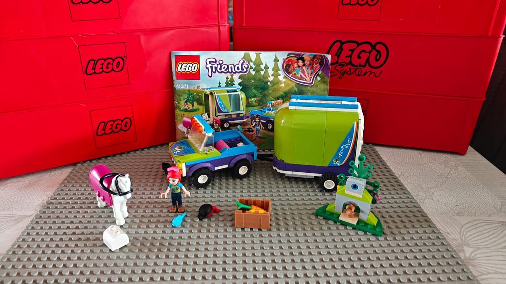 Lego Friends Mia's horse trailer 41371, Gebruikt, Lego, Friends, Ophalen of Verzenden