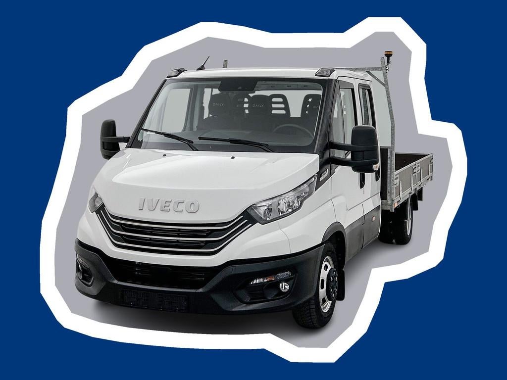 Iveco Daily 35C18H 3.0 Open laadbak 179pk Automaat Dubbele c, Auto's, Bestelauto's, Automaat, Gebruikt, Euro 6, 4 cilinders