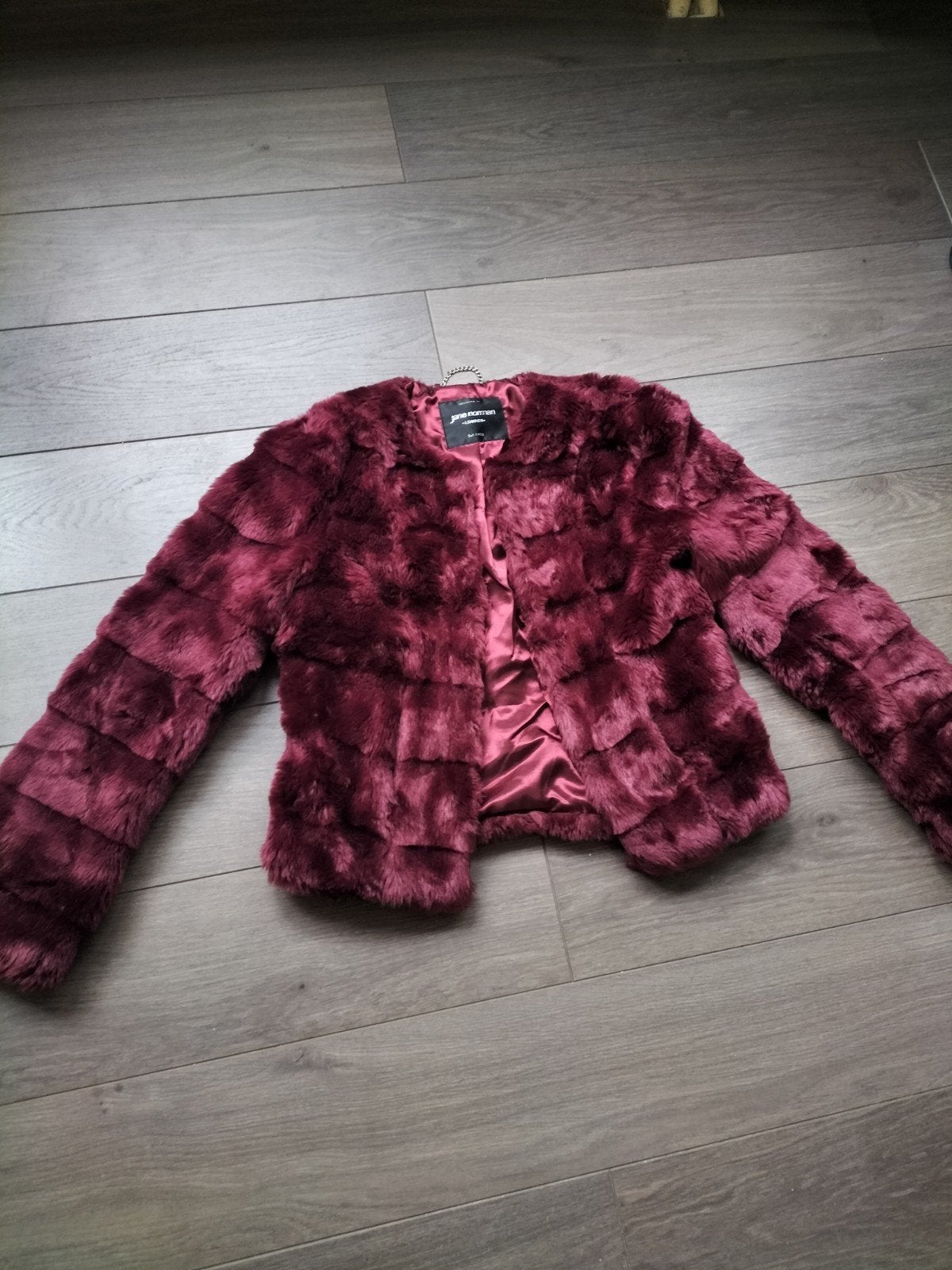 NIEUW : prachtige faux furr jacket Jane norman, Ophalen of Verzenden, Nieuw, Maat 36 (S), Zwart