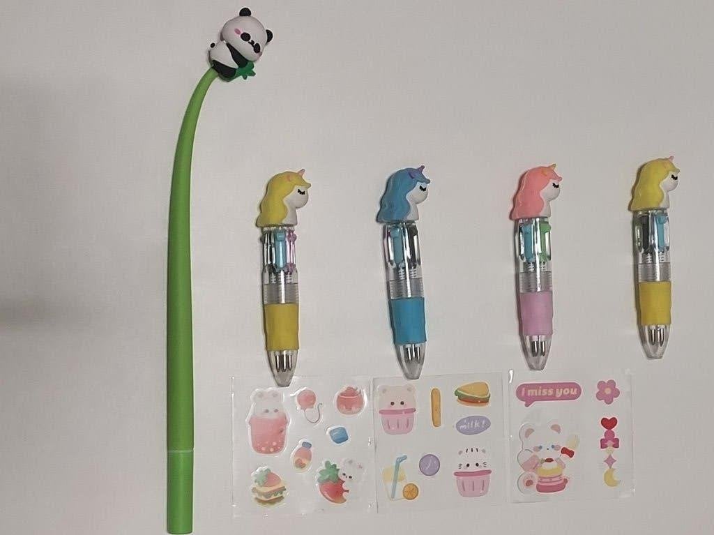 Kinder balpennen panda / eenhoorn (nieuw), Ophalen of Verzenden, Nieuw