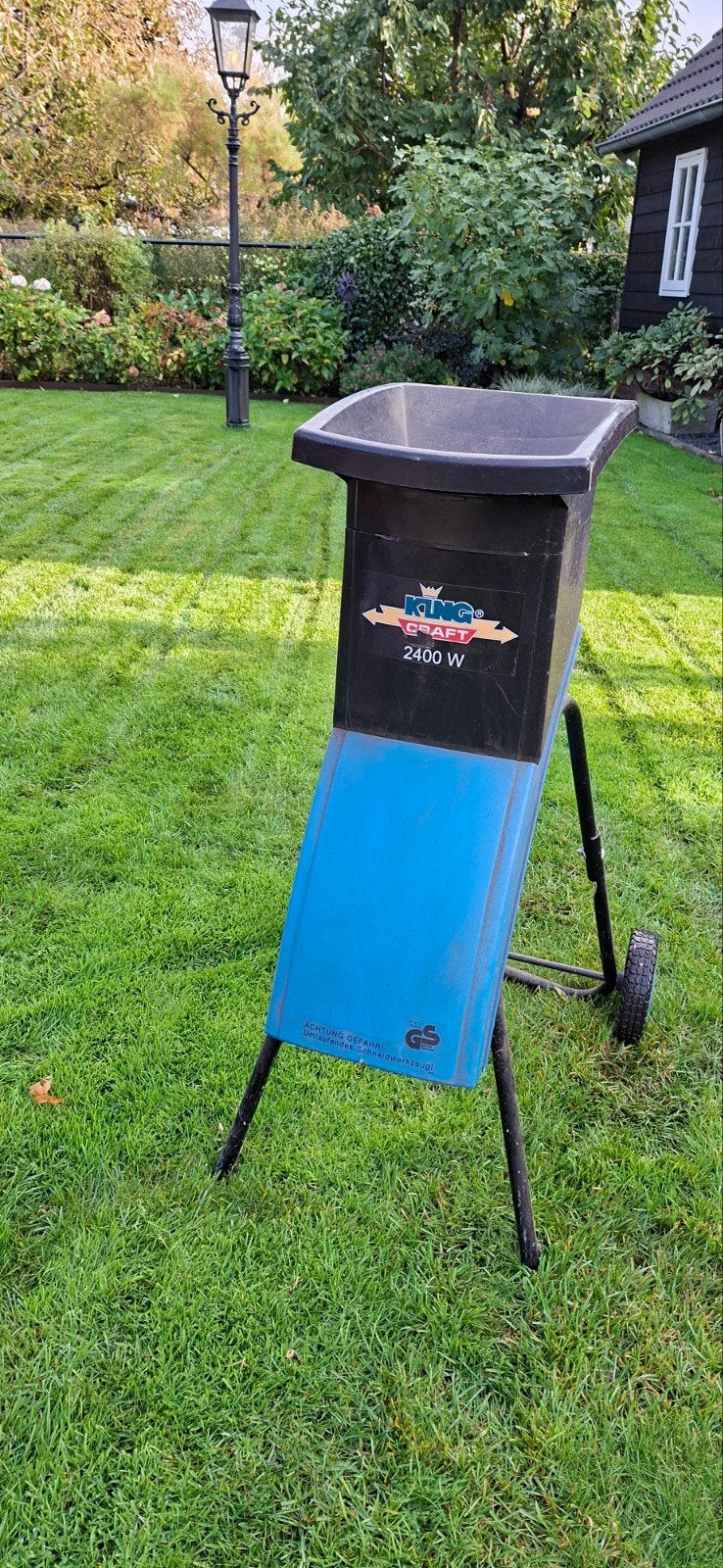 King Craft 2400W Elektrische Hakselaar, Ophalen, Gebruikt, Elektrisch, King Craft