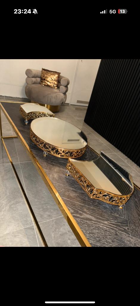 Jardin 3 delig set, Antiek en Kunst, Antiek | Glas en Kristal, Ophalen