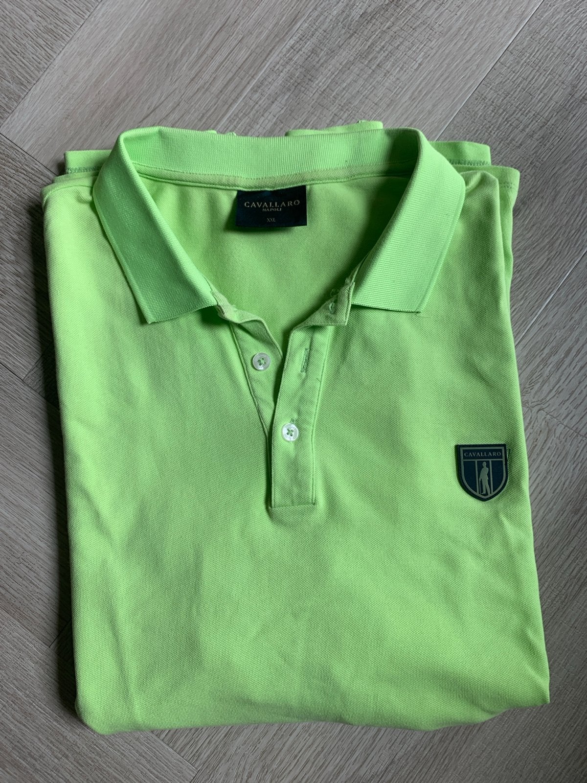 Cavallaro Napoli Polo Shirt - XXL, Ophalen of Verzenden, Zo goed als nieuw, Overige maten, Groen