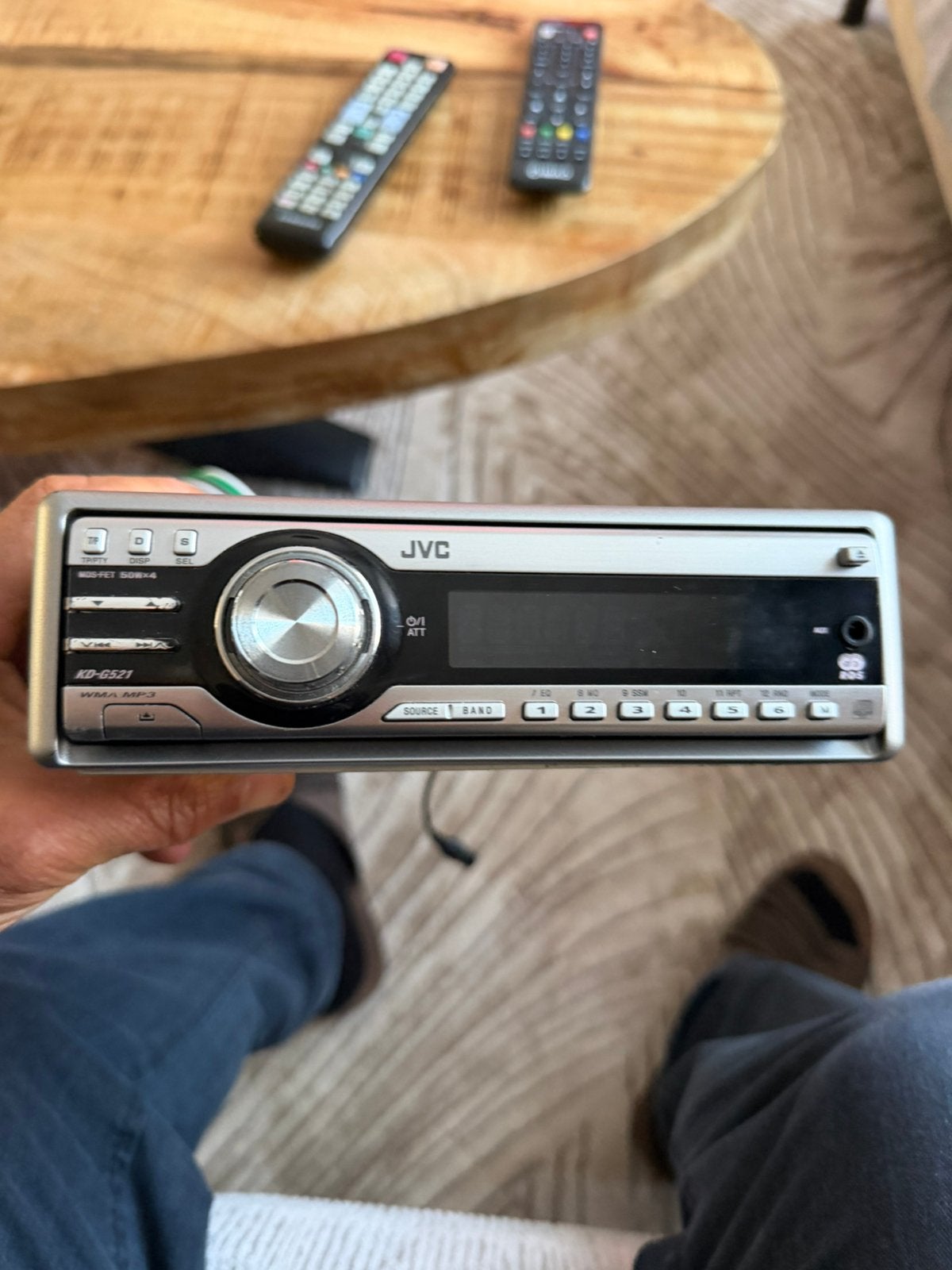 Jvc autoradio cd mp3, Ophalen of Verzenden, Zo goed als nieuw