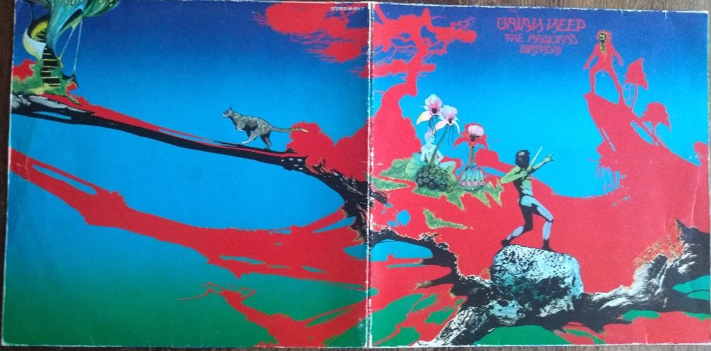 Te Koop LP Uriah Heep -  Then Magicians Birthday, Ophalen of Verzenden, Gebruikt, Overige formaten, Poprock