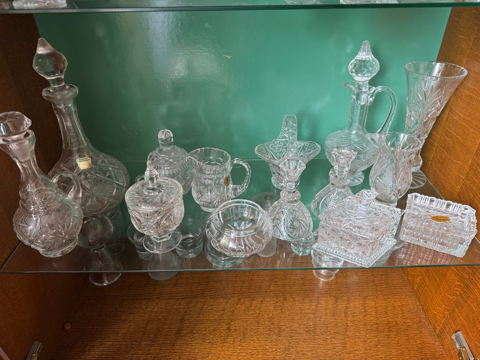 Prachtig kristallen servies set - Polonia, Ophalen