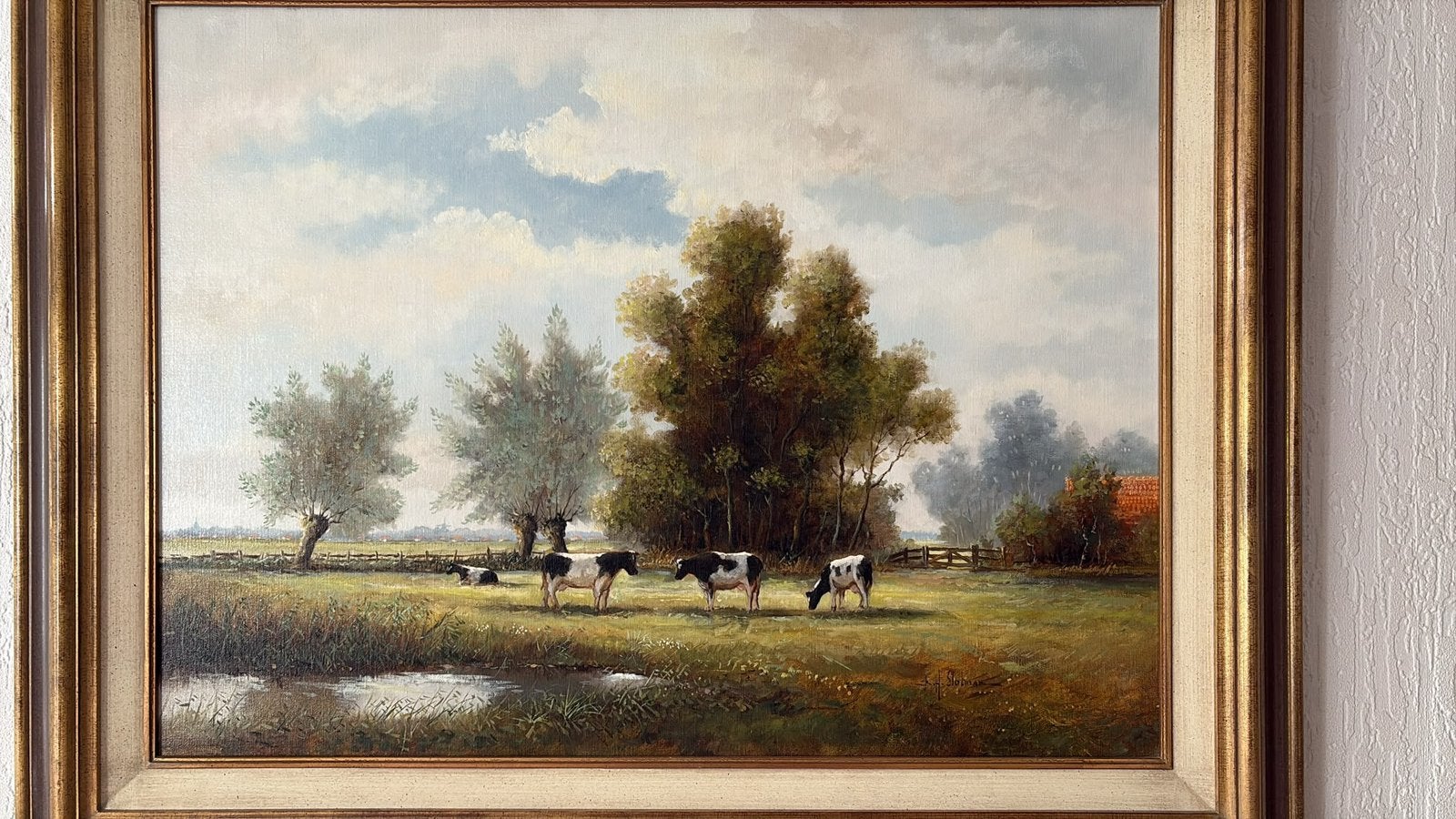 Prachtig  schilderij €75,=, Ophalen