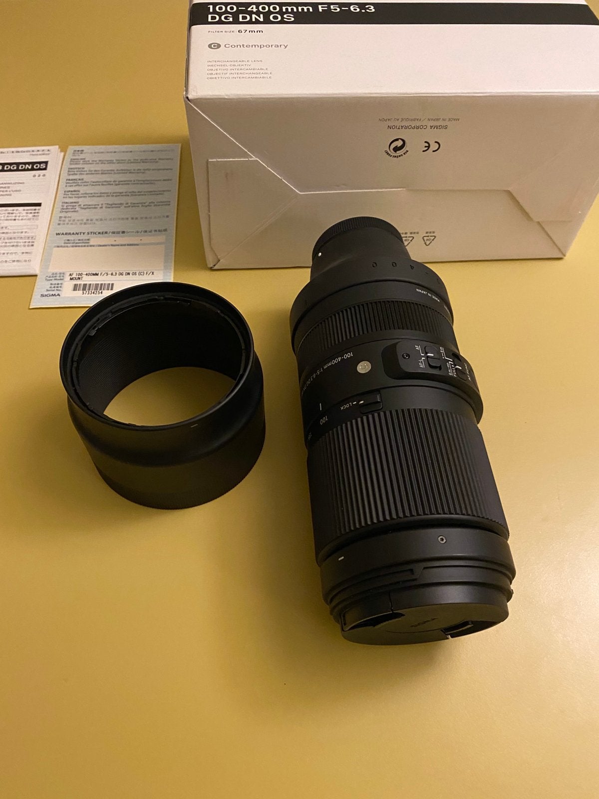 Sigma 100-400mm F5-6.3 DG DN OS Contemp * Fujifilm X, Audio, Tv en Foto, Ophalen of Verzenden, Zo goed als nieuw, Telelens