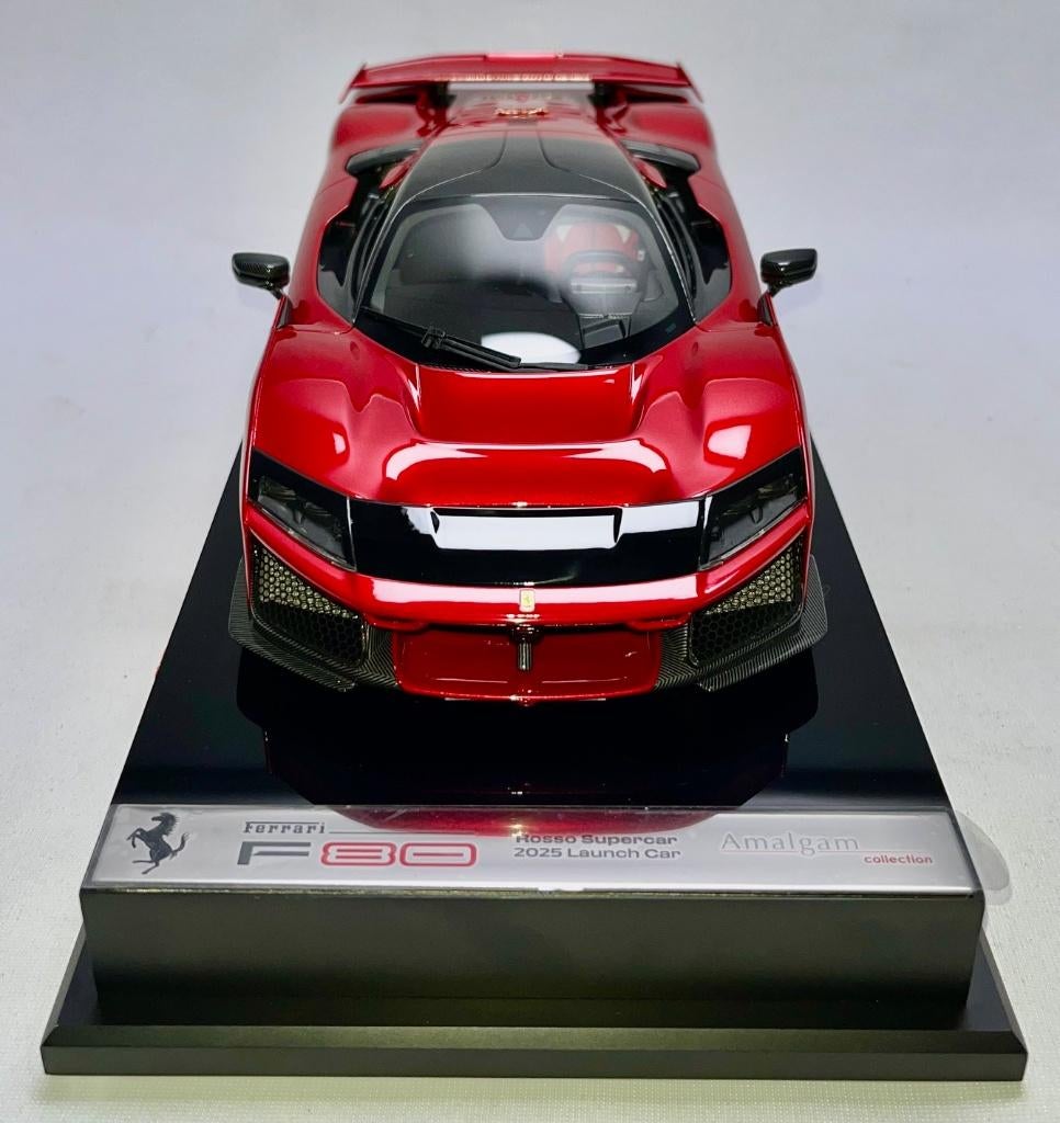 Ferrari F80 Rosso Supercar 1:18 Amalgam PRE-ORDER, Ophalen of Verzenden, Nieuw, Auto, Overige merken