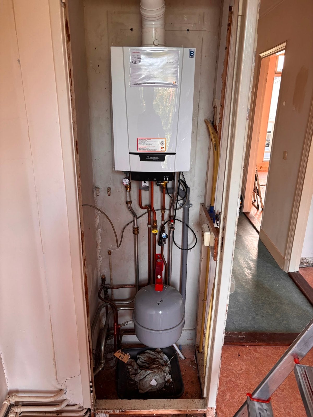 Remeha Tzerra Ace 28C CW4 CV-ketel, Ophalen, Gebruikt, Hoog rendement (Hr), Cv-ketel of Combi-ketel
