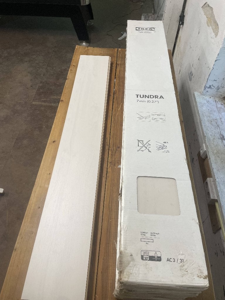 Ikea Tundra laminaat ongebruikt, Ophalen, Overige materialen, 50 tot 150 cm, Nieuw