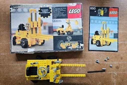 Lego Technic 850 Vorkheftruck, Expert Builder, Gebruikt, Lego, Ophalen of Verzenden, Technic