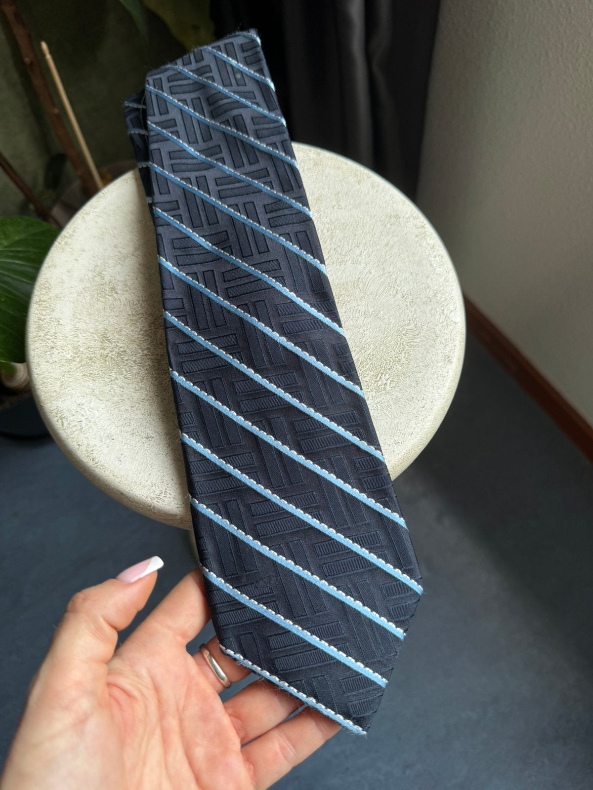 Valentino tie. Made in Italy. 100% silk, Kleding | Heren, Stropdassen, Verzenden, Zo goed als nieuw