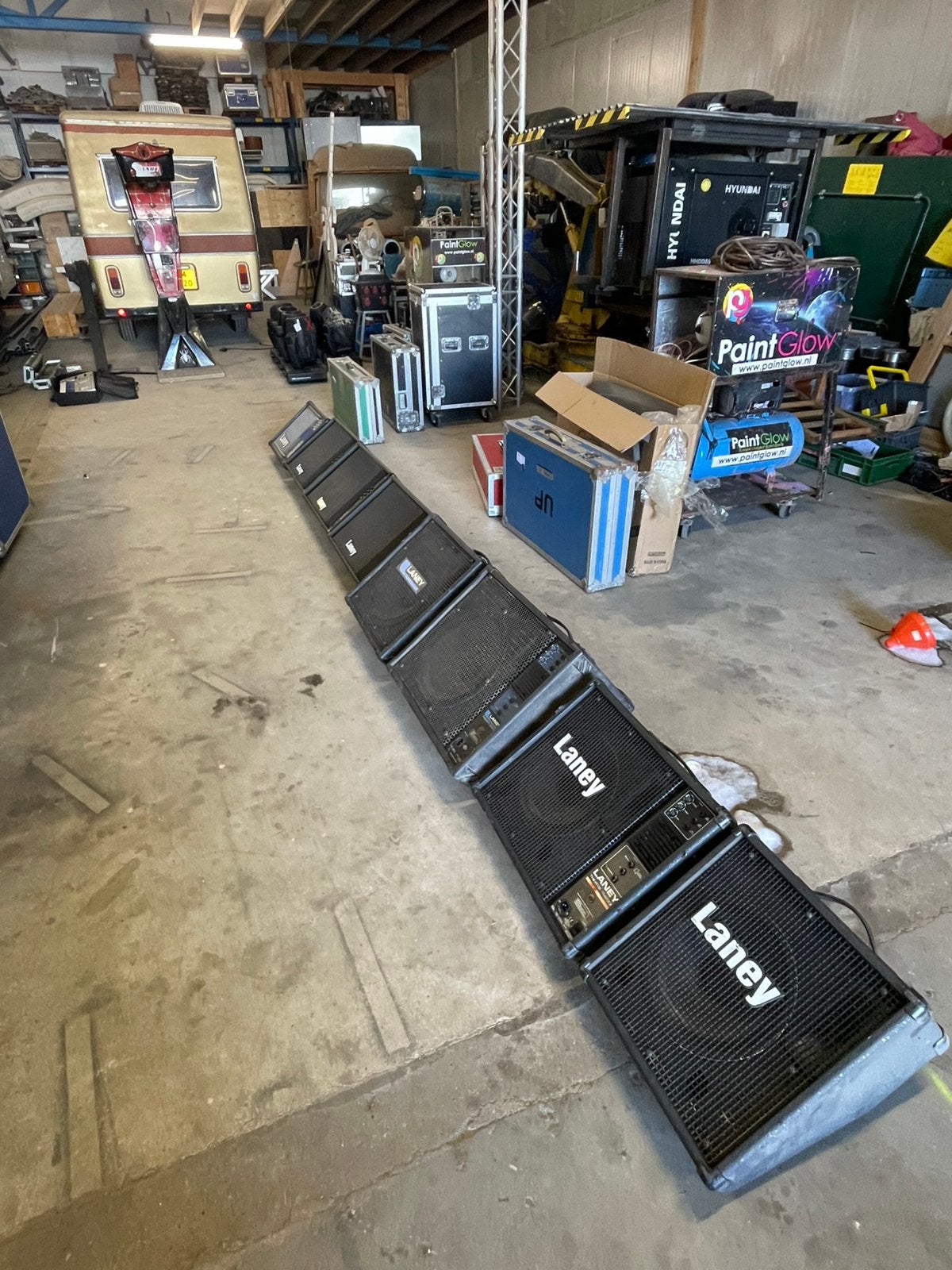 Diverse Laney floor monitors actief, Ophalen, Gebruikt