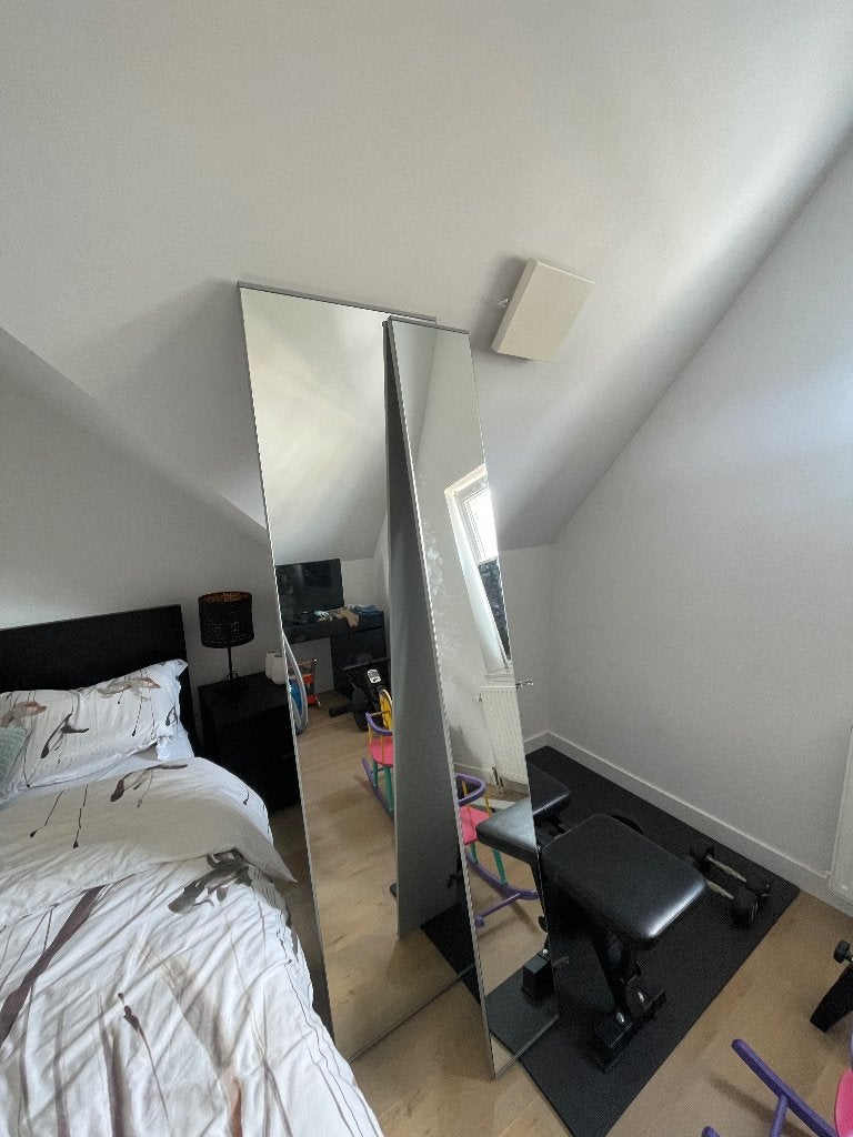 Vikedal spiegelkastdeur IKEA, Zo goed als nieuw, 150 tot 200 cm, 25 tot 50 cm, 50 tot 100 cm
