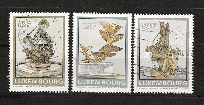 Luxemburg 1248-1250, Ophalen of Verzenden, Luxemburg, Gestempeld