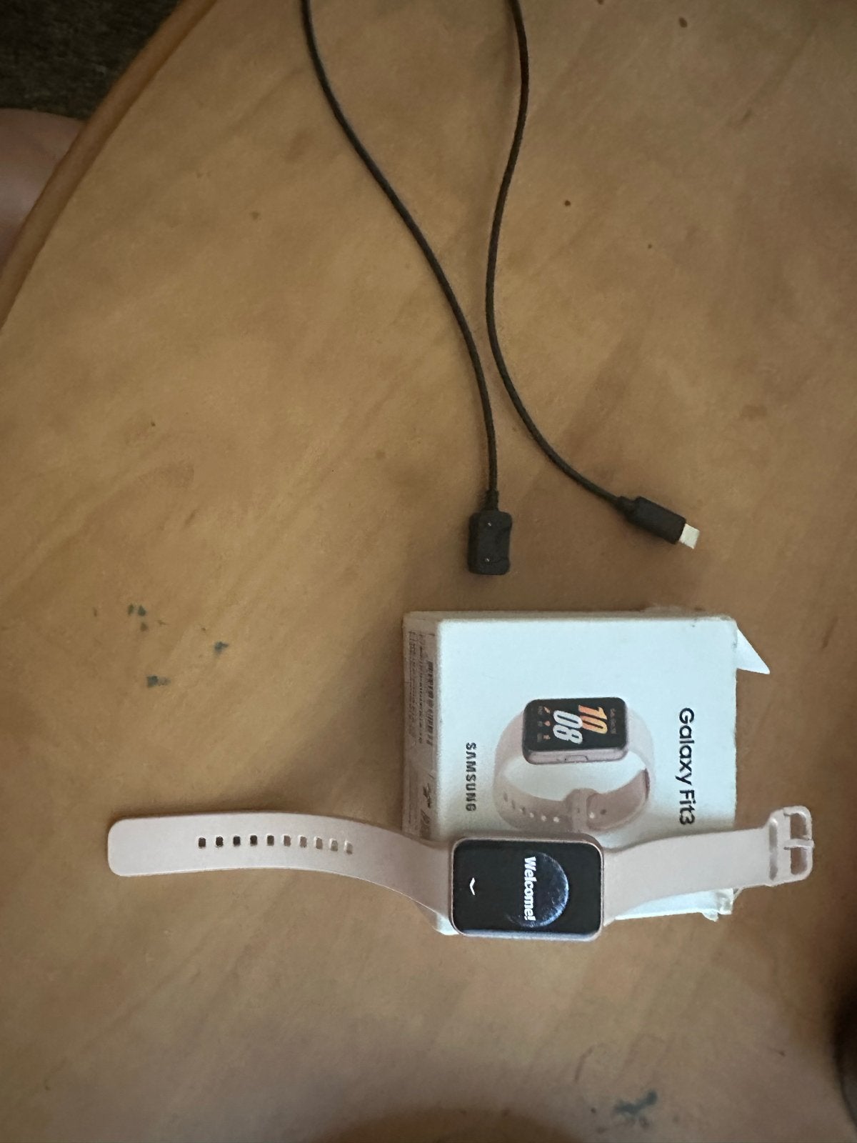 Samsung Galaxy Fit3 Horloge - Zo goed als nieuw, Ophalen of Verzenden, Zo goed als nieuw, Roze, Android