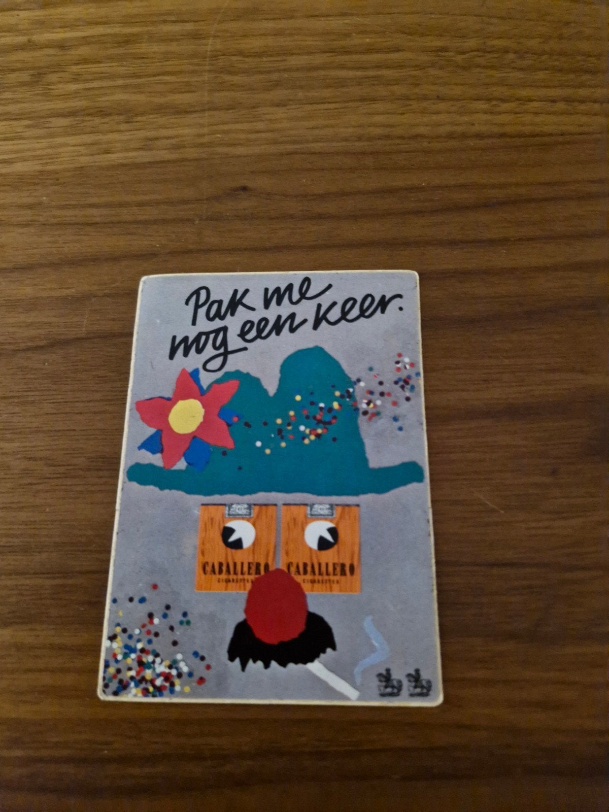 10902  Caballero sigaretten sticker - Pak me nog een keer, Ophalen of Verzenden, Gebruikt, Merk