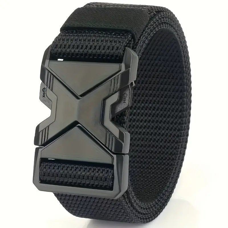 Hele gave riem unisex m/Snel unlock-/releasesysteem € 5,50, Verzenden, Zwart, Nieuw, 115 cm of meer