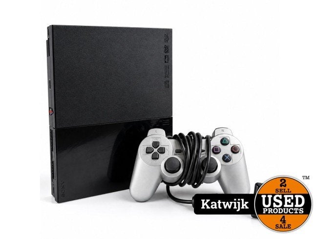 Playstation 2 Slim Zwart met Controller | Nette Staat