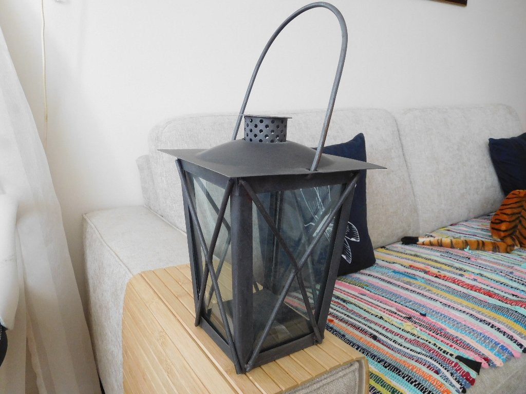 Tuinlantaarn, Tuin en Terras, Ophalen, Gebruikt, Staande lamp, Netvoeding