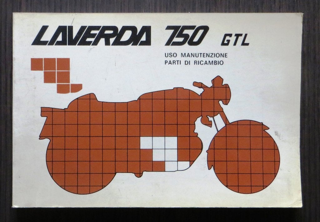Laverda 750 GTL Uso Manutenzione / Parti di Ricambi - 1974, Motoren, Verzenden, Overige merken