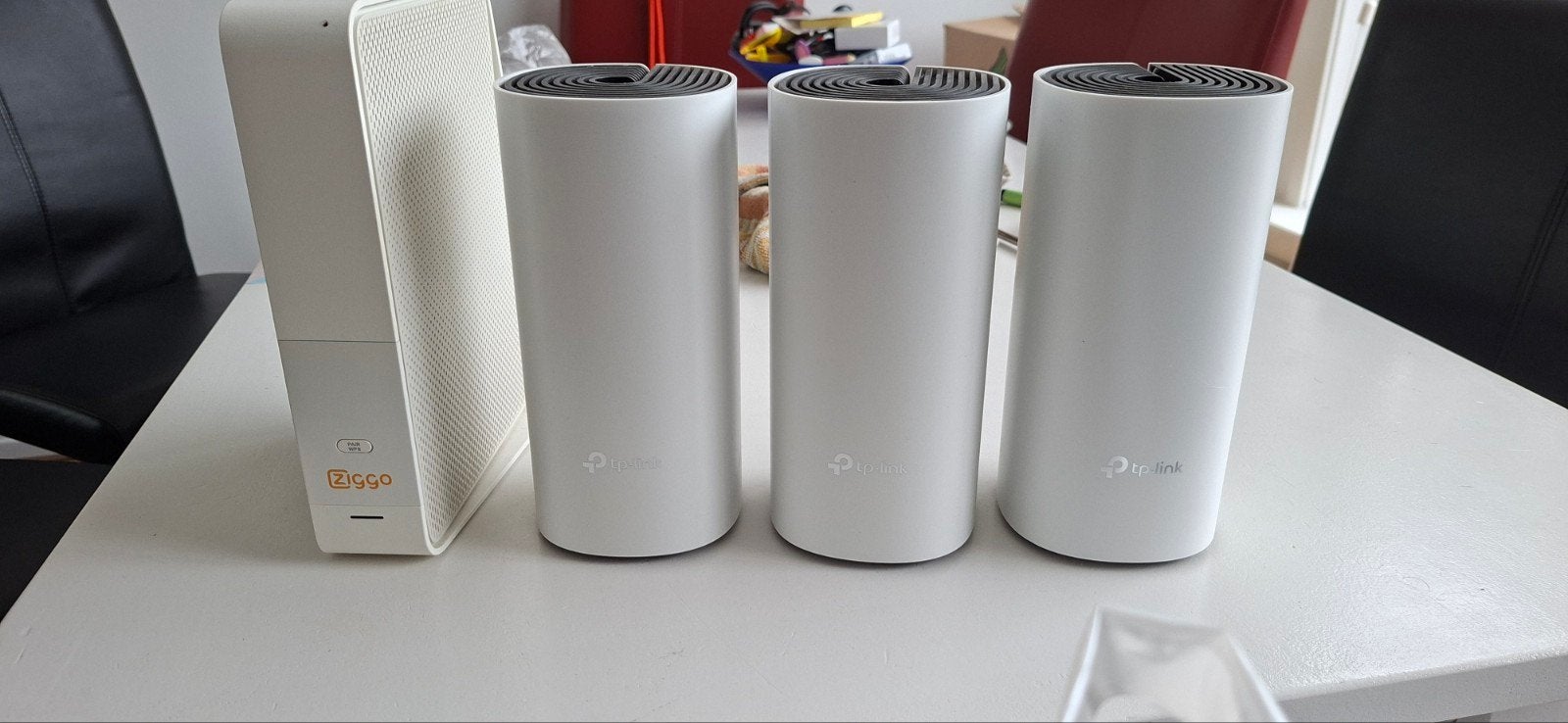 tp link  wifi  versterkers.!!!, Computers en Software, Ophalen, Zo goed als nieuw, Router met modem, TPLink