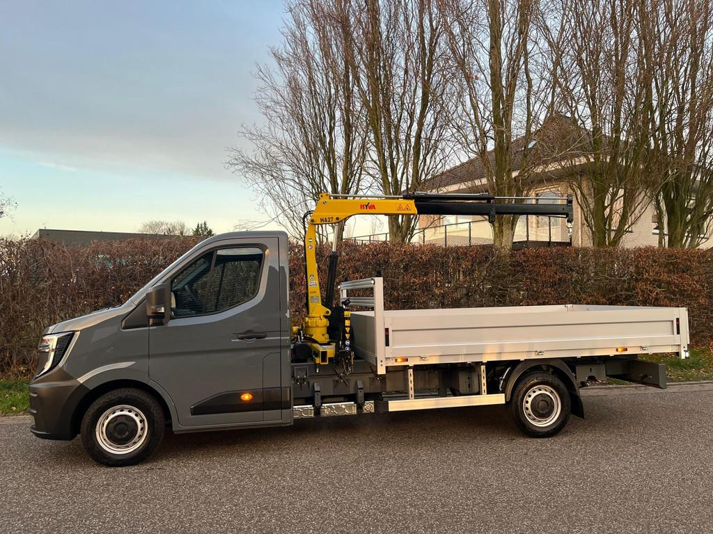 Renault MASTER T35 2.0 dCi 170 LAADKRAAN HYVA HA27 E2 , open, Auto's, Bestelauto's, Bedrijf, Te koop, Renault, Diesel, Euro 6