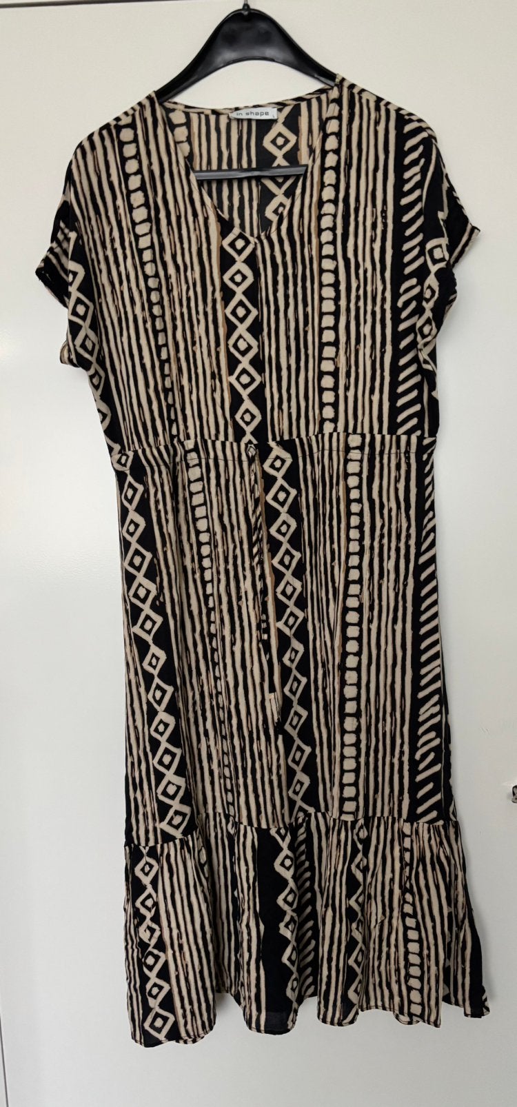 Zonerjurk, Kleding | Dames, Jurken, Beige, Maat 42/44 (L), Ophalen of Verzenden, Gedragen