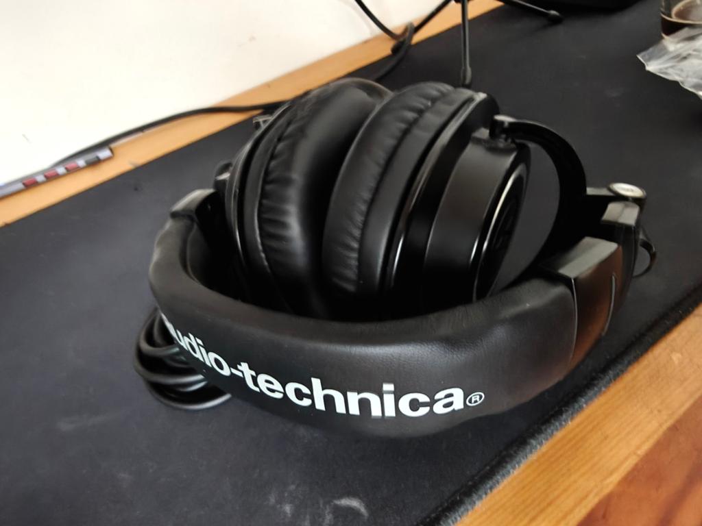 Audio-Technica ATH-M50x Studio Hoofdtelefoon, Audio, Tv en Foto, Koptelefoons, Ophalen of Verzenden, Zo goed als nieuw, Over oor (circumaural)
