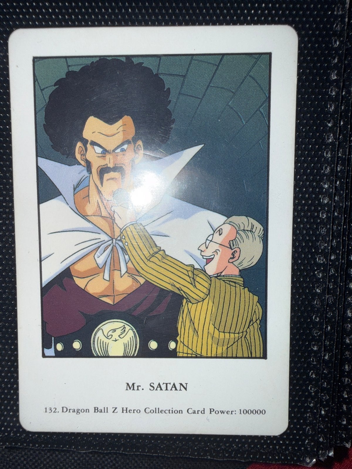 Dragon Ball Z Hero Collection Kaart - Mr. Satan, Ophalen of Verzenden, Gebruikt