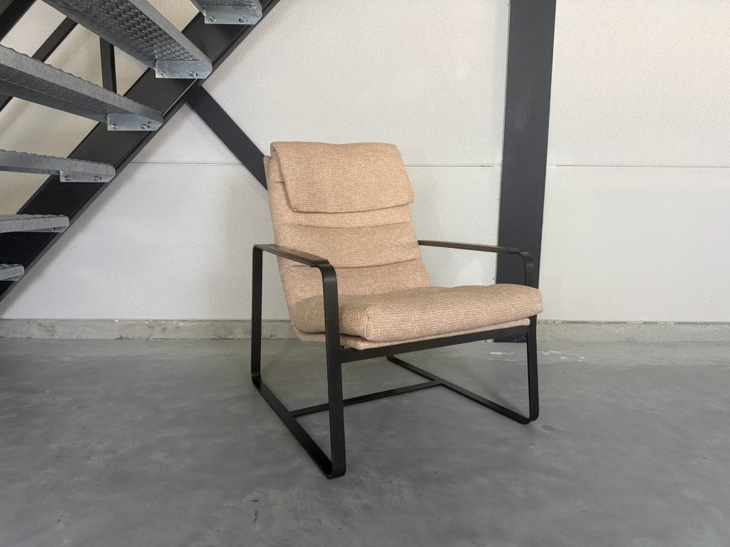 Leolux Indra fauteuil – nieuwstaat, Ophalen, Pode Jori Harvink Gelderland, 75 tot 100 cm, Zo goed als nieuw
