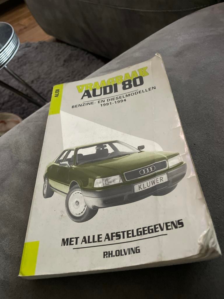 Vraagbaak Audi 80 Benzine- en Dieselmodellen 1991-1994, Ophalen of Verzenden, Gelezen, Audi