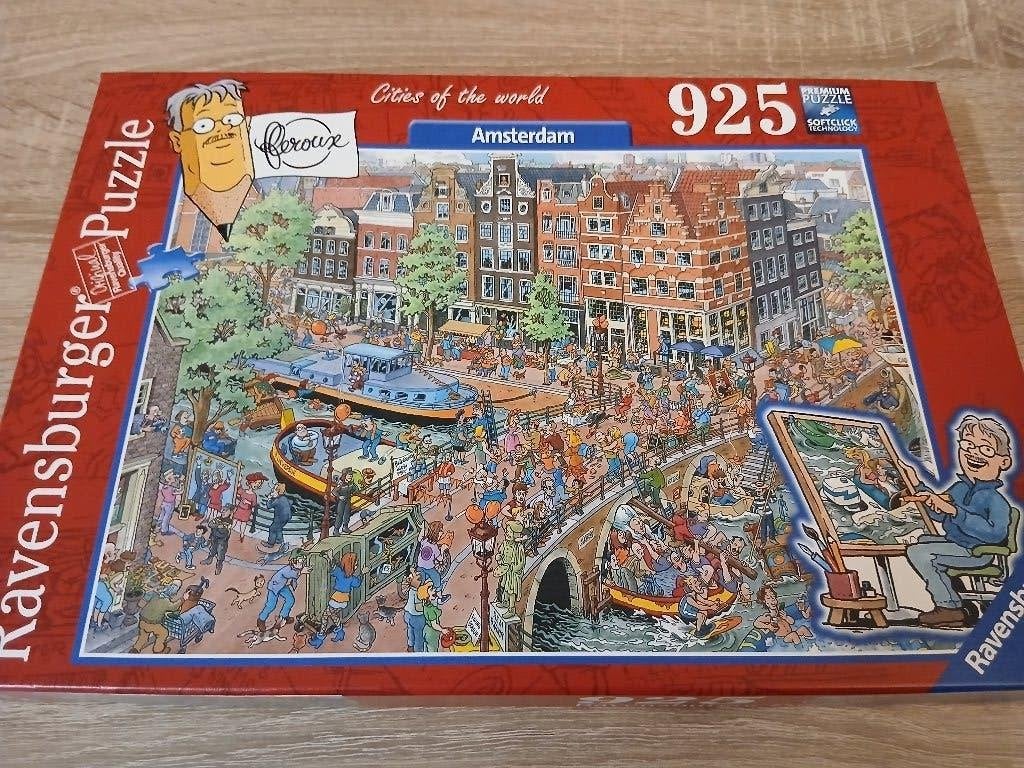 Ravensburger Legpuzzel van Amsterdam, Ophalen of Verzenden, 500 t/m 1500 stukjes, Zo goed als nieuw