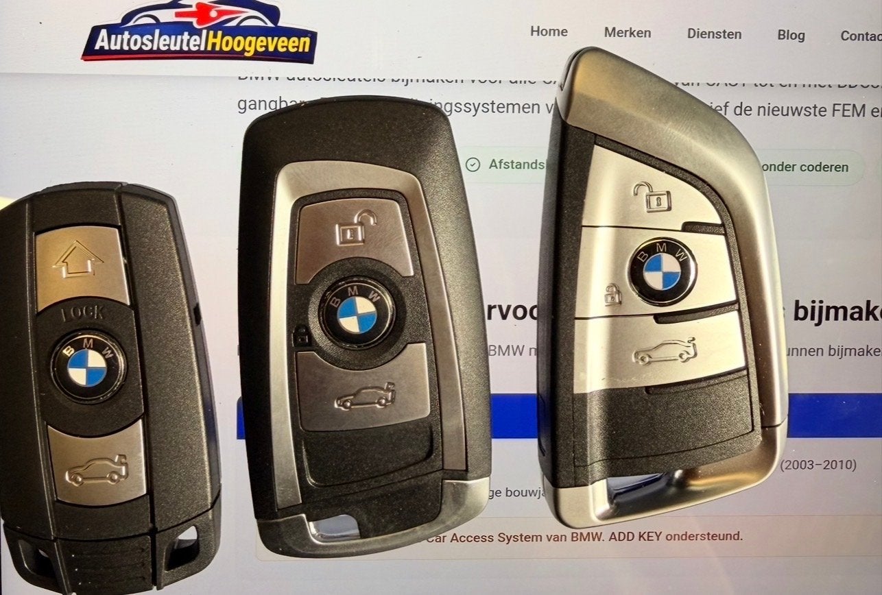 BMW Autosleutel bijmaken & programmeren - Hoogeveen