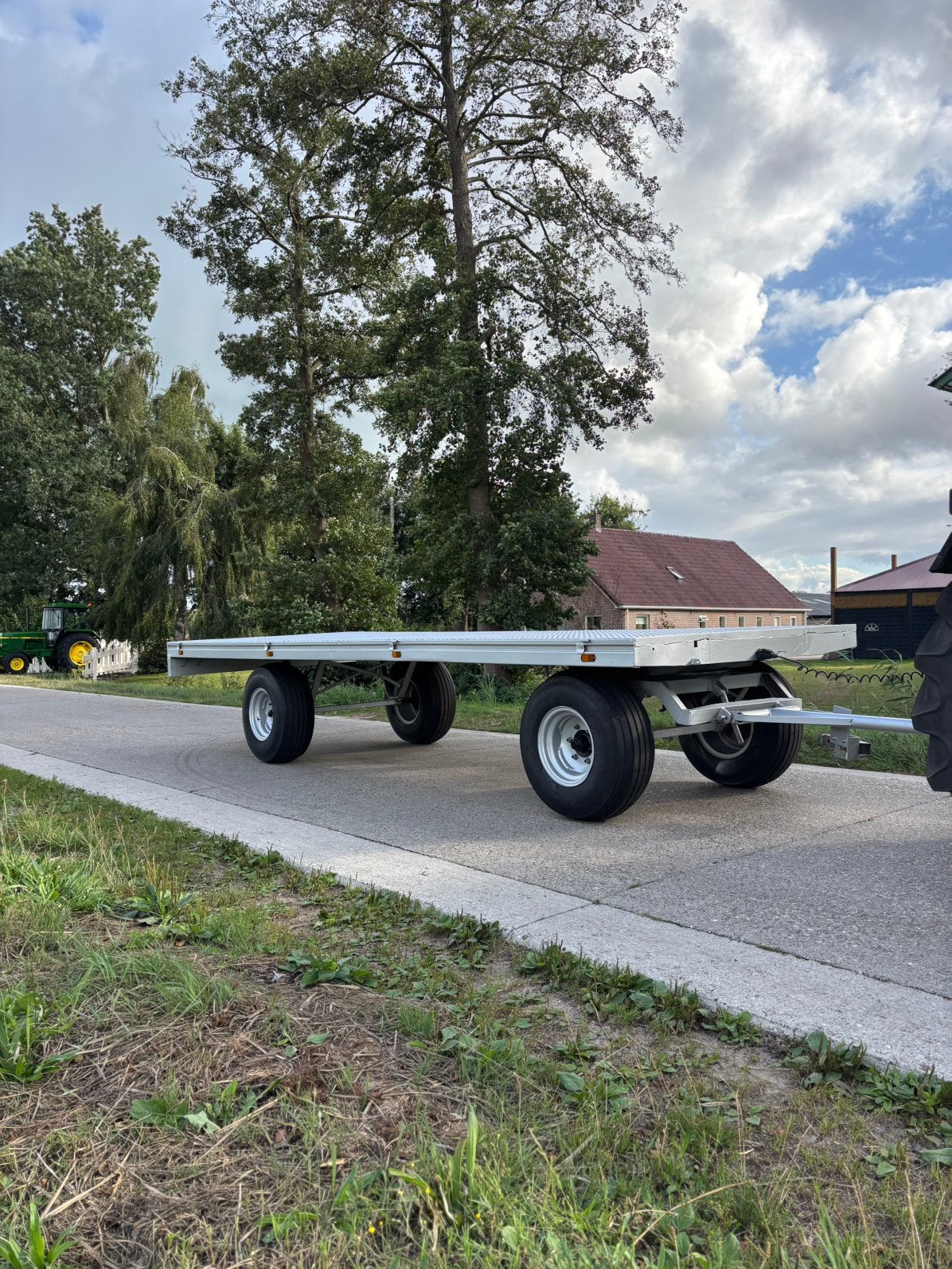 Balen wagen/platte wagen, Ophalen, Zo goed als nieuw