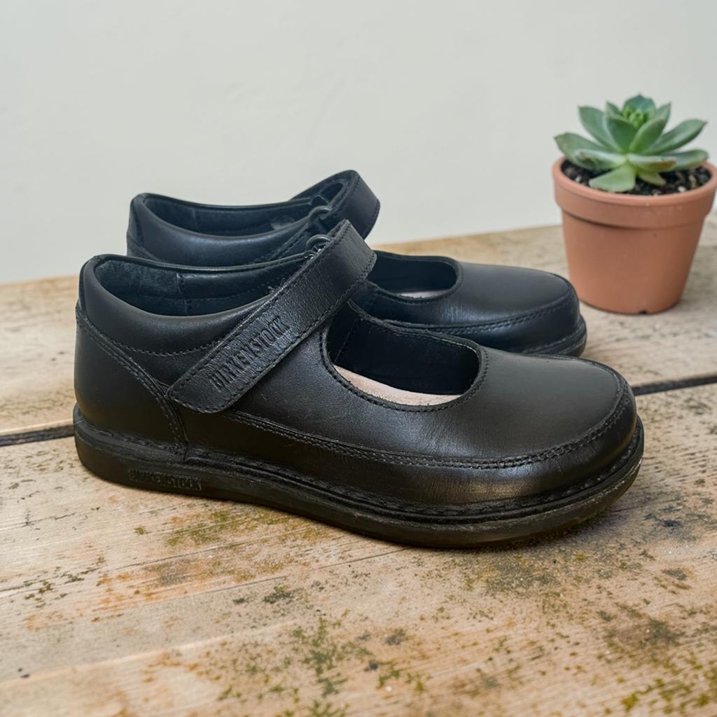 Birkenstock Sandalen Maat 30 Zwart Leer Mary Jane June, Kinderen en Baby's, Gebruikt, Schoenen, B, B