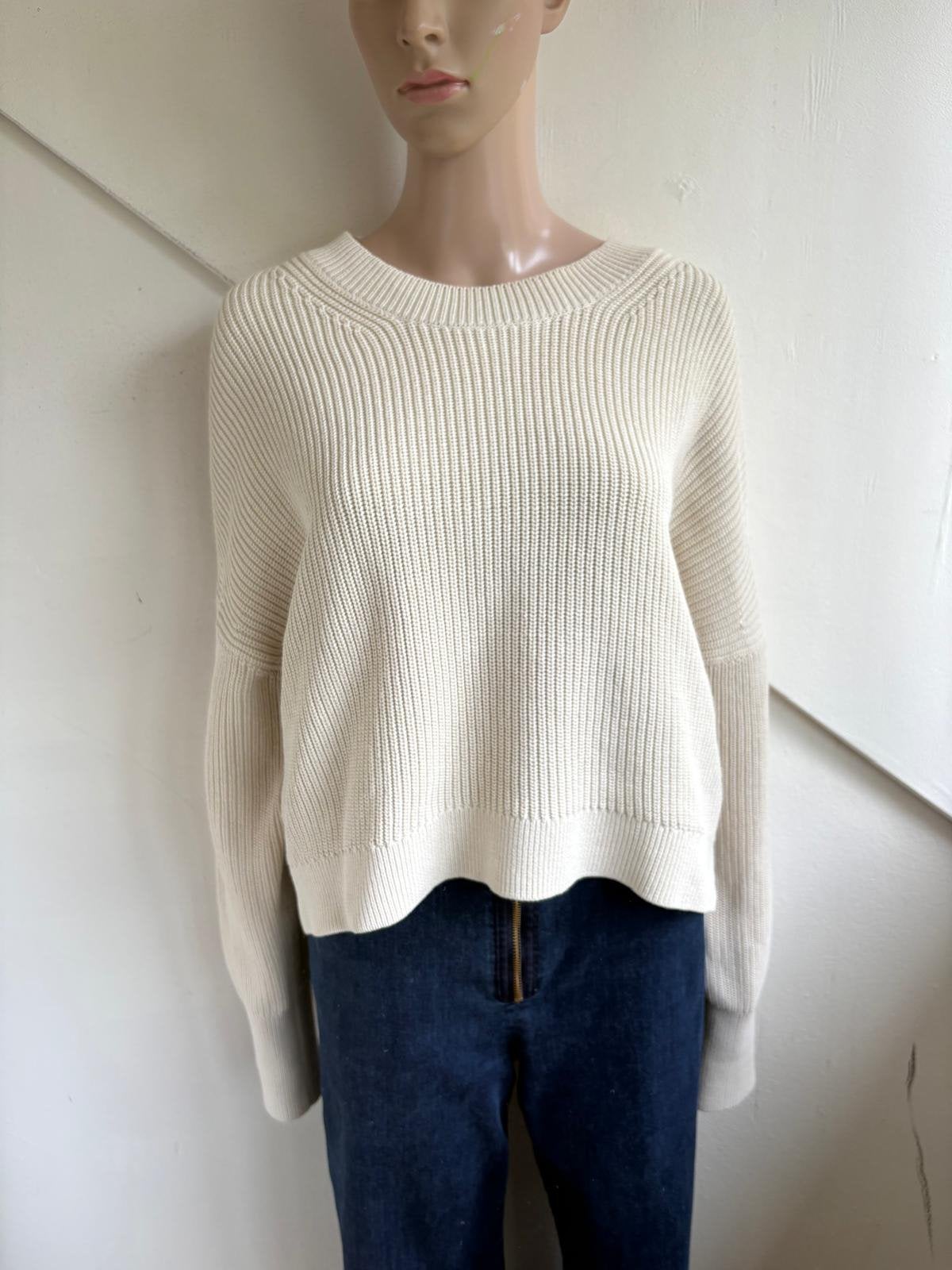 COS korte dikke trui offwhite creme maat L / XL, Kleding | Dames, Truien en Vesten, Ophalen of Verzenden, Zo goed als nieuw, Maat 42/44 (L)