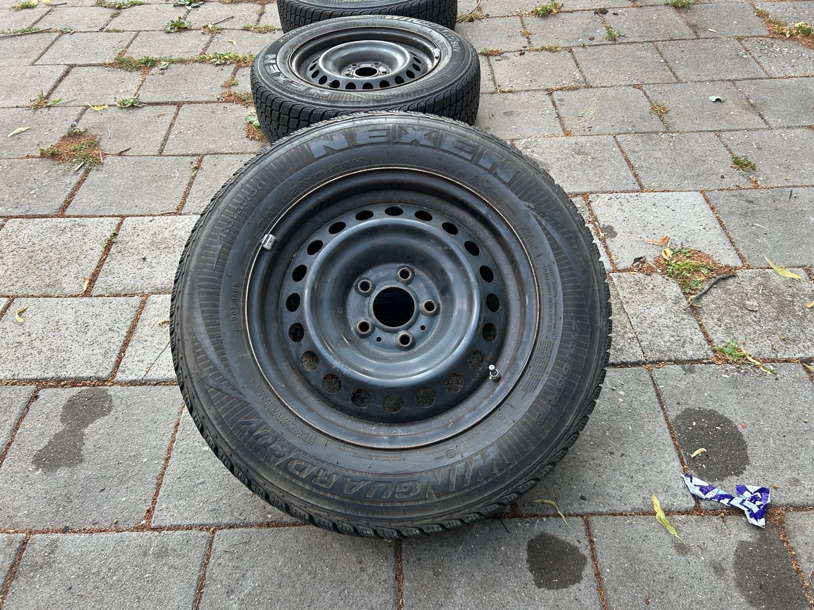 4x Nexen Winguard SUV 215/65R16 winterbanden op velg, Ophalen, 16 inch, Banden en Velgen, Winterbanden