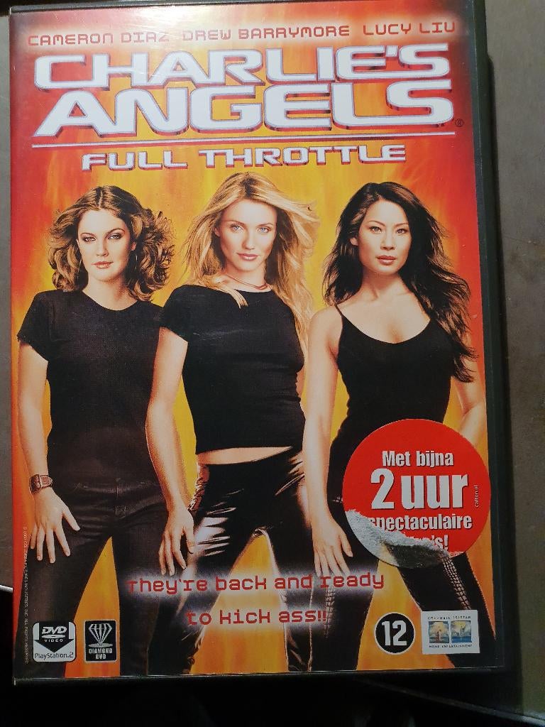 Charlie's Angels - full throttle DVD, Alle leeftijden, Ophalen, Zo goed als nieuw
