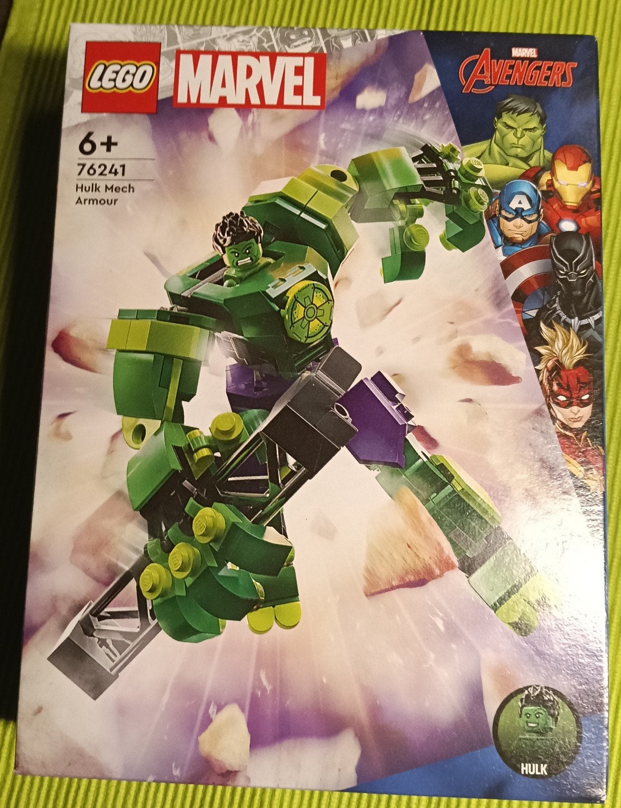 LEGO Marvel Avengers Hulk Mech Armour 76241, Ophalen of Verzenden, Nieuw, Overige merken