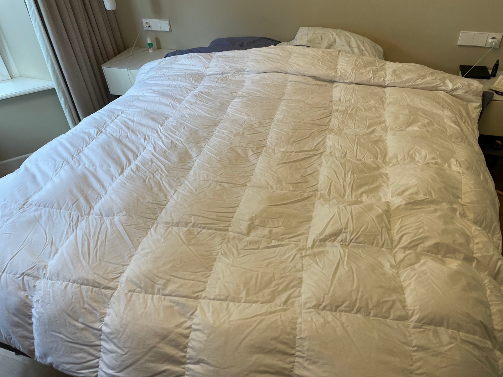 Nieuw HEMA dekbed (240x220) dons, Wit, Dons en Veren, Ophalen of Verzenden, Deken of Dekbed