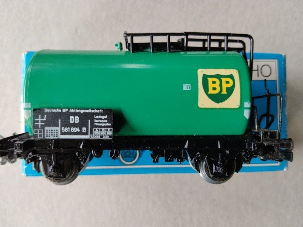 Märklin 4644 ketelwagon BP nieuw, Wisselstroom, Ophalen of Verzenden, Märklin, Nieuw